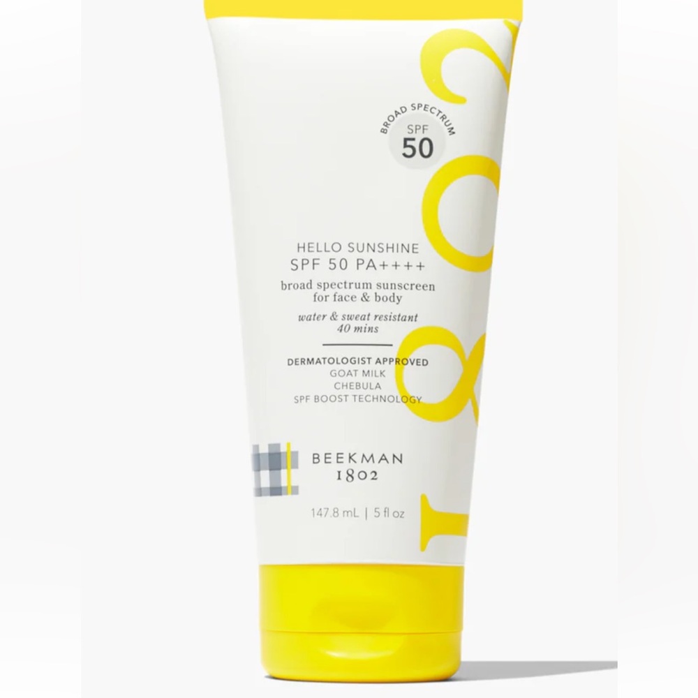 Beekman hello sunshine spf 50 for face and body 147.8 ml